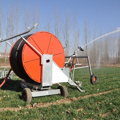 Landbouw Reizigerslang spoel besproeiingsmachine met plastic materiaal