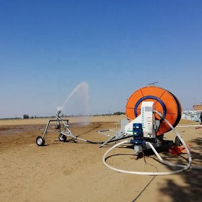 Landbouw Reizigerslang spoel besproeiingsmachine met plastic materiaal