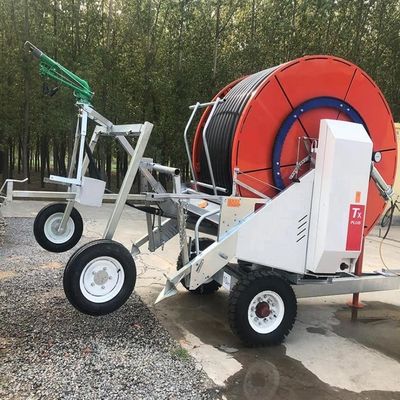 Afstandsbewaking Landbouw Mobiele regenpistool Sprinkler Waterbesparingsmachine JP90-400 Slang Reels Irrigatiesysteem