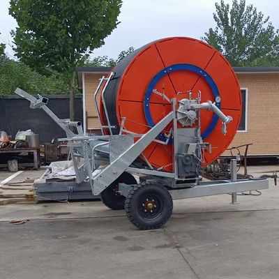 Afstandsbewaking Landbouw Mobiele regenpistool Sprinkler Waterbesparingsmachine JP90-400 Slang Reels Irrigatiesysteem