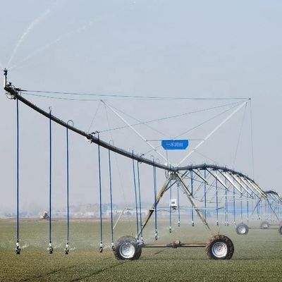 Duurzaam 168 cm diameter Centrum pivot / lineair laterale beweging irrigatiesysteem voor grootschalige irrigatie van landbouwbedrijven