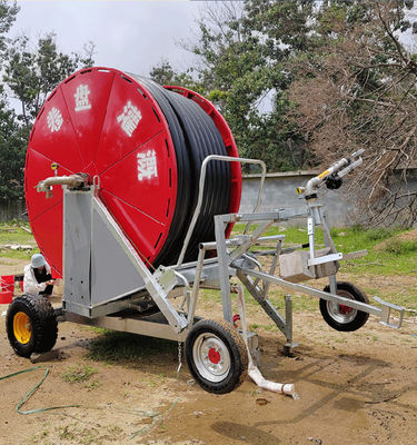 560*435*264 Landbouwbewateringsmachine met metalen reissprinkler slang spoel