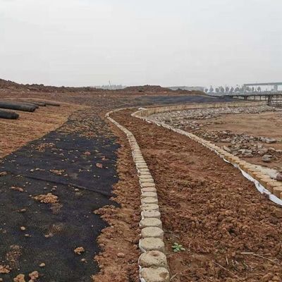 Bescherming van de helling van het gras Ecologische bodem- en waterbescherming dekens