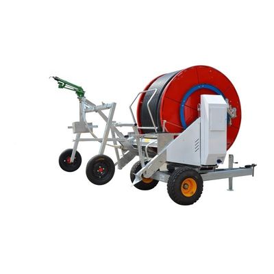Metalen trommel irrigatiesysteem voor landbouwbewatering regenpistool sprinkler en slang spoel landbouw sproeier