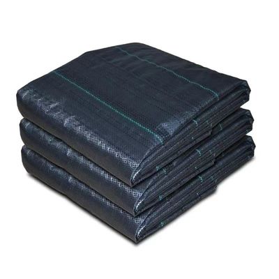 Beschermende PP-geweven membraan PE-grondbedekking Mesh Weed Mat Roll Anti Grass Weed Mulch Film