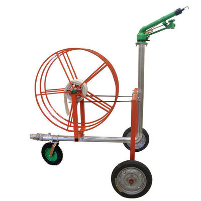 Draagbare landbouwgrond Irrigatie Truck Tuin slang rollen en zware regen pistool sprinkler