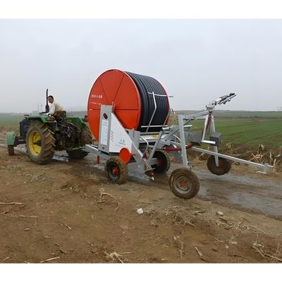 Metalen landbouw Hydraulische automatische zelfrijdende waterturbine slang spoel irrigatie machine voor landbouw systeem