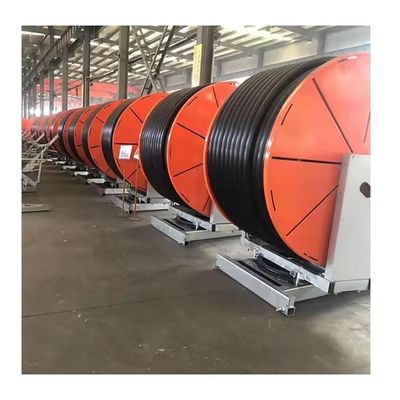 Smart Farming Solution Automatische zelfrijdende waterturbine slang spoel irrigatie machine met IoT Truss Boom systeem