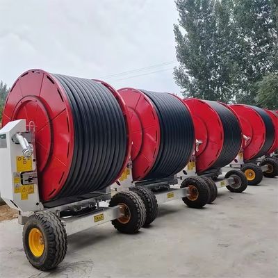Automatische zelfrijdende waterbewateringsmachine met hydraulische turbine slang spoel en functies