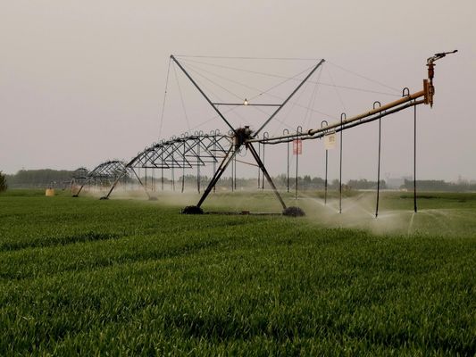30 inch Diameter Waterbesparende Centrum Pivot Irrigatie Sprinkler Apparatuur met motor en 230 kg Gewicht