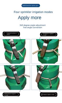 Professionele irrigatie van landbouwgrond Duurzame metalen regenpistool sprinkler voor water