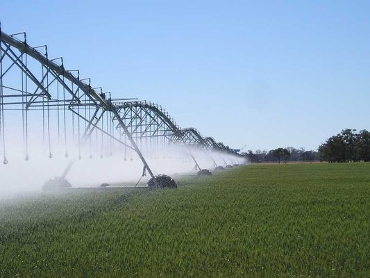 Landbouw Zonnecentrum Pivot Irrigatie Water en verzekering
