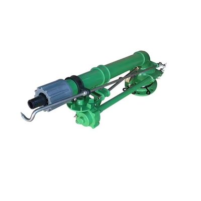 Efficiënt water geven met graslandbouw Metalen sprinkler Regenpistool irrigatie Duurzaam breed sproeien