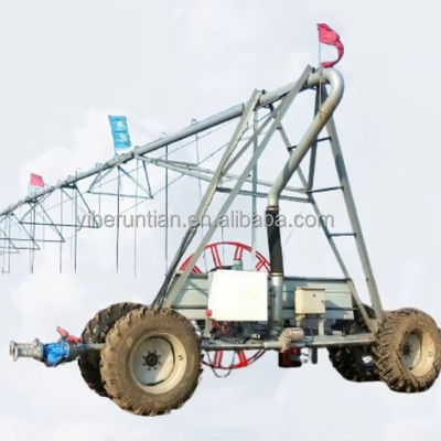 Afstandsbewaking 3800 KG Automatische laterale lineaire beweging Boerderij Irrigatiesysteem voor tuin
