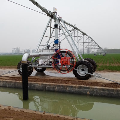 2024 Hot Seller Automatische laterale lineaire landbouwbedrijf irrigatie voor tuin Twee en vier wielen waterbesparende afstandsbediening