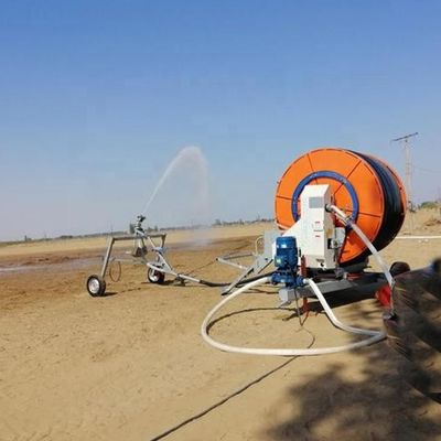 Flexibel metalen reisbewateringssysteem met regenpistool 75 300tx slangrol en reisbewatersprinklerpistool