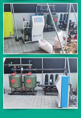 Automatische intelligente water- en meststofgeïntegreerde machine voor landbouwdruppelbewateringsapparatuur 32 cm diameter