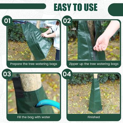 20 Gallon PVC Tarpaulin Opvouwbare Opvouwbare Anti-Uv Irrigatiezak voor Besproeiing van Struiken Andere Bewatering