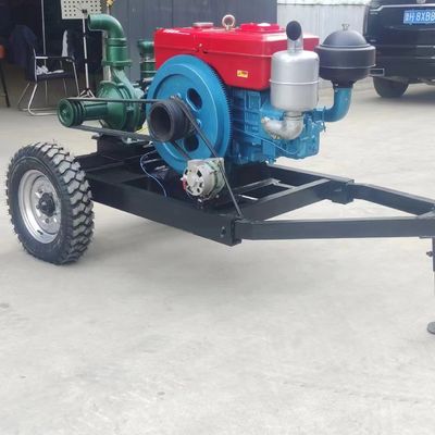 Zelfopstart Dieselmotor rioolwaterpomp voor landbouw irrigatie en afstandsbewaking 8 inch diameter
