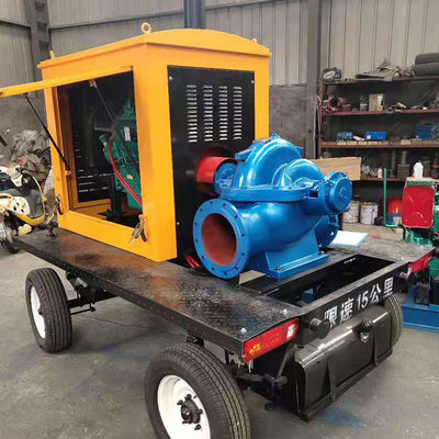 Zelfopstart Dieselmotor rioolwaterpomp voor landbouw irrigatie en afstandsbewaking 8 inch diameter