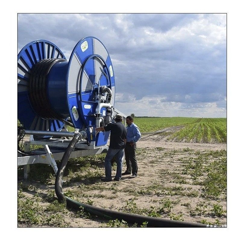 75 cm Diameter Druppelbewatering Landbouw Zelfrijdende regenpistool Sprinkler slang spoel systeem voor consistente irrigatie