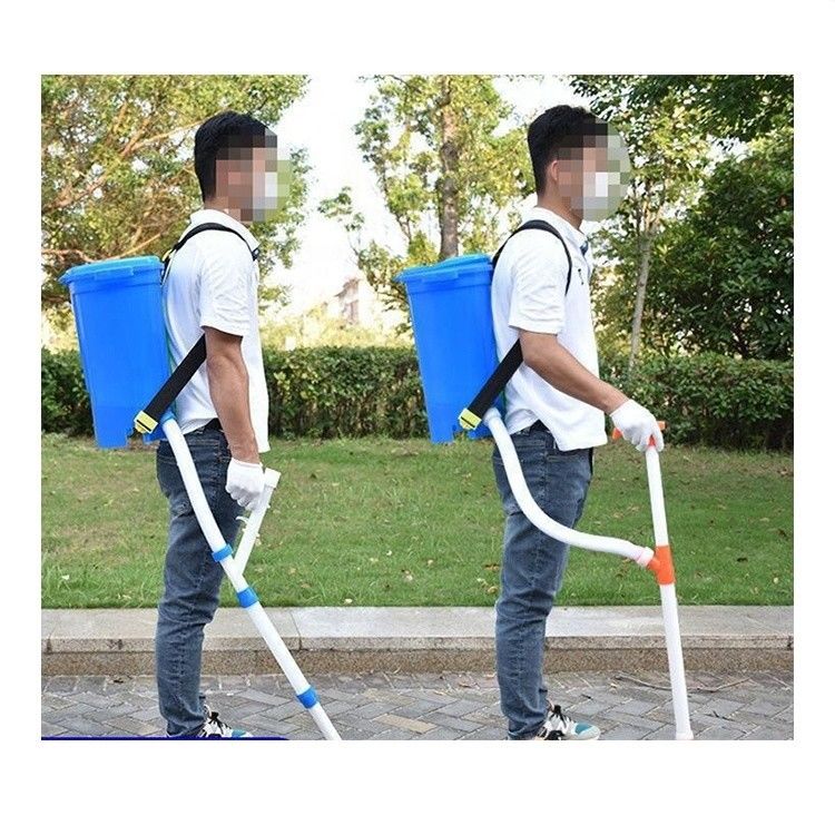 Knapsack handmatige granulaire meststof applicator voor landbouwgewassen op bedrijven 47*25*48.5