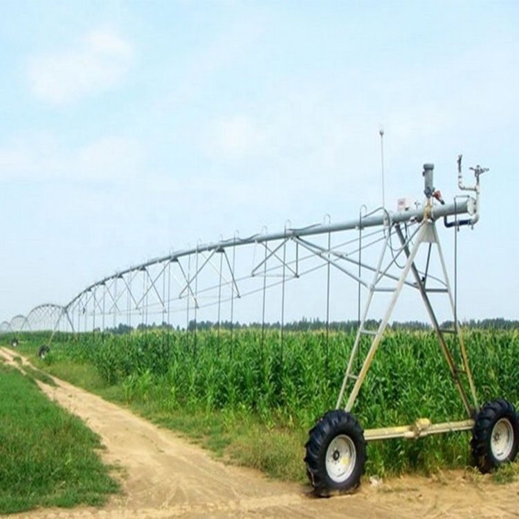 2023 Lateral Move Irrigation High Rigidity 3800 KG Centrale pivot irrigatiesysteem voor automatische motoren