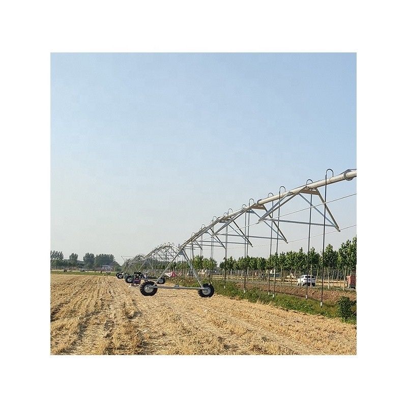 2500 KG Metaal Landbouw Machinery Equipment Center Pivot Irrigatie Systeem Landbouw Lateraal Lineair Bewegen Zijdelingse rol