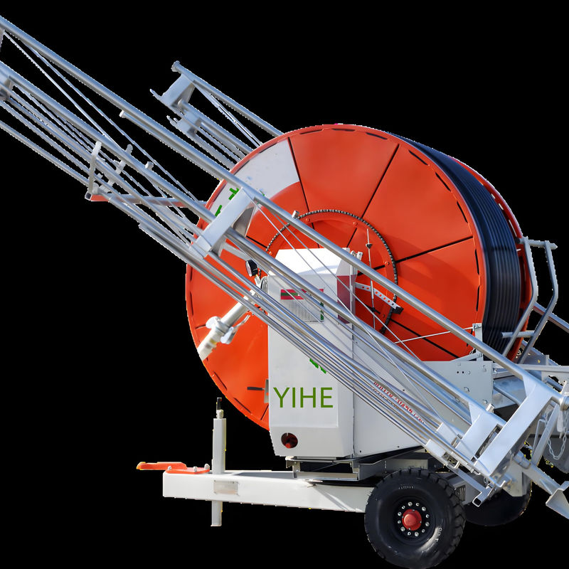Truss Boom-systeem voor landbouwbewatering op landbouwbedrijven slang spoel regenpistool sprinkler