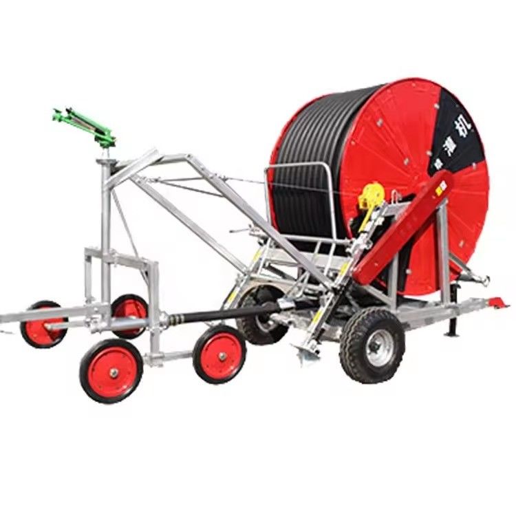 Slangen spoel irrigatiesysteem met reizende irrigator en regenpistool 75 cm Diameter 800 kg Capaciteit