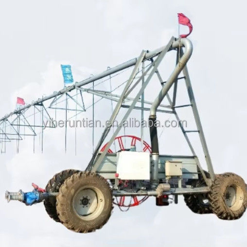 Afstandsbewaking 3800 KG Automatische laterale lineaire beweging Boerderij Irrigatiesysteem voor tuin