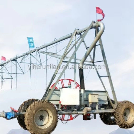 3800 KG Automatische zijdelingse lineaire beweging Tuinbewateringssysteem De ultieme tuin upgrade met twee of vier wielen