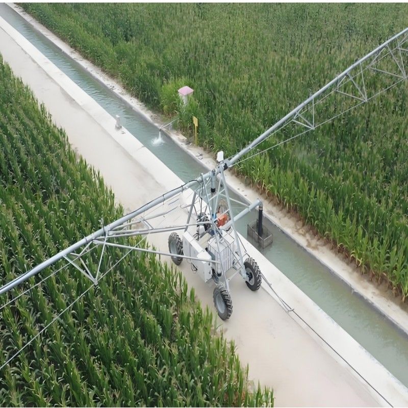 16.8 cm Diameter 3800 KG Capaciteit 2025 Tweewiel Tweewiel Lineair Bewegen Boerderij Irrigatiesysteem Kern met IoT-connectiviteit