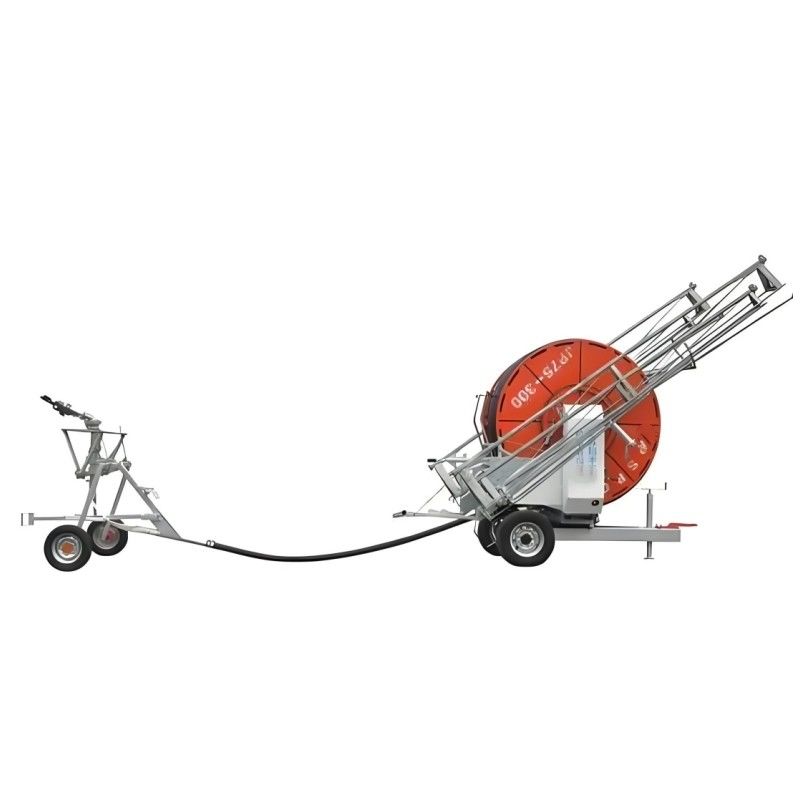 2024 Agriculture Fair Slang Reel Sprinkler Traveling Irrigation Machine met Boom OEM van Metal Manufacturing Plant