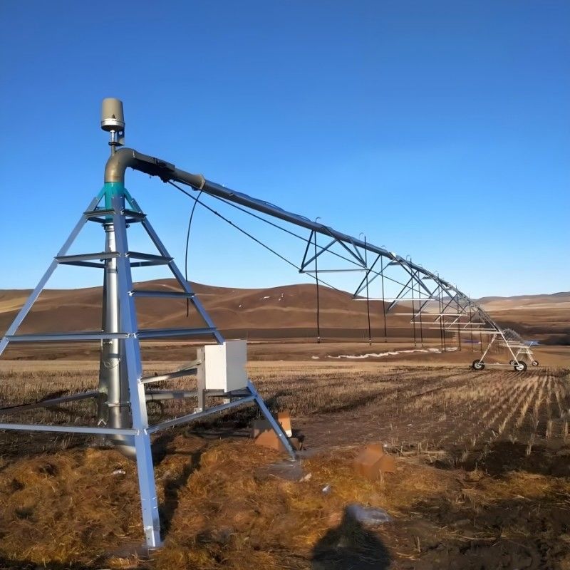 Metalen Landbouw Centrale draaibank irrigatiesysteem Zonne- of beweegbare zijdelingse assproei-irrigator voor grote bedrijven