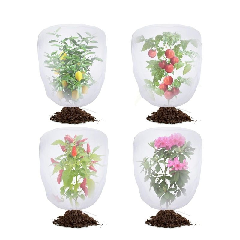 6 * 9 inch Nylon mesh netten zak voor tuin planten en fruit bescherming Zeg vaarwel aan schadelijke pesticiden