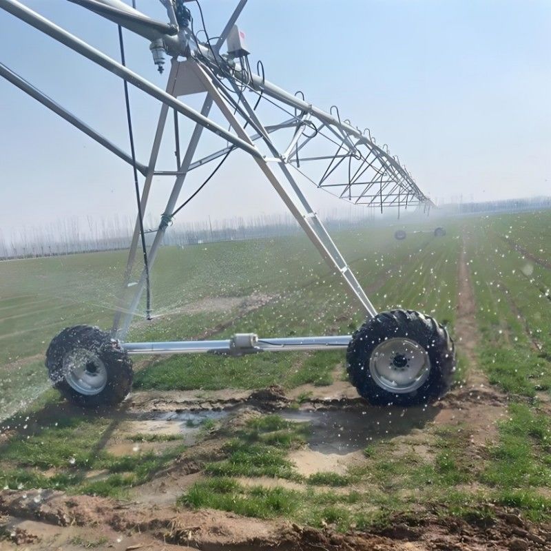 Energie 20-800m Tuin 1-100 hectare Boerderij Zijdelingse rol irrigatie machine Centrum Pivot sprinkler systeem met afstandsbediening