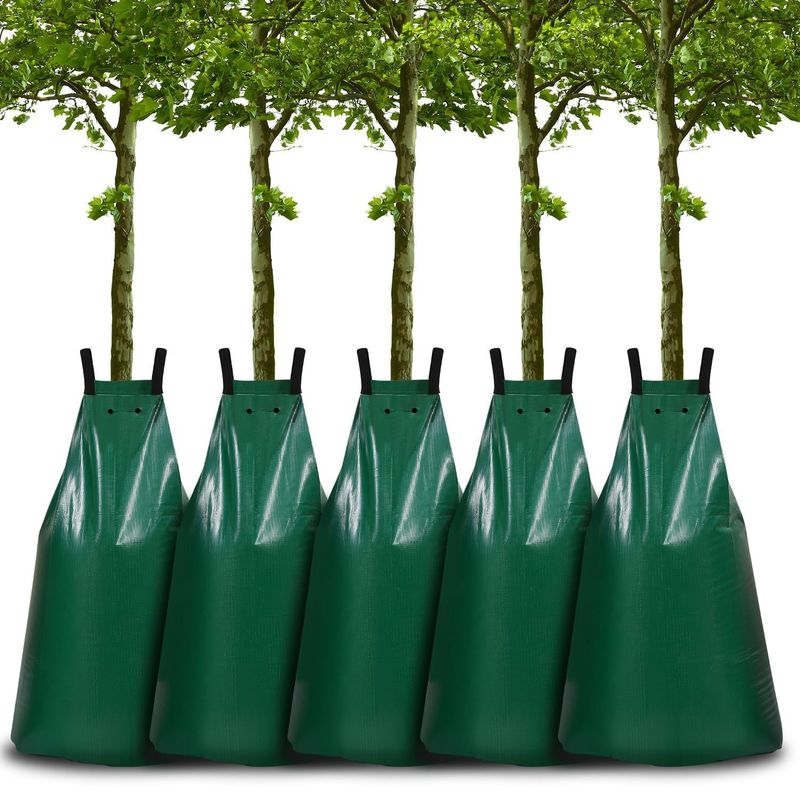 20 Gallon PVC Tarpaulin Opvouwbare Opvouwbare Anti-Uv Irrigatiezak voor Besproeiing van Struiken Andere Bewatering